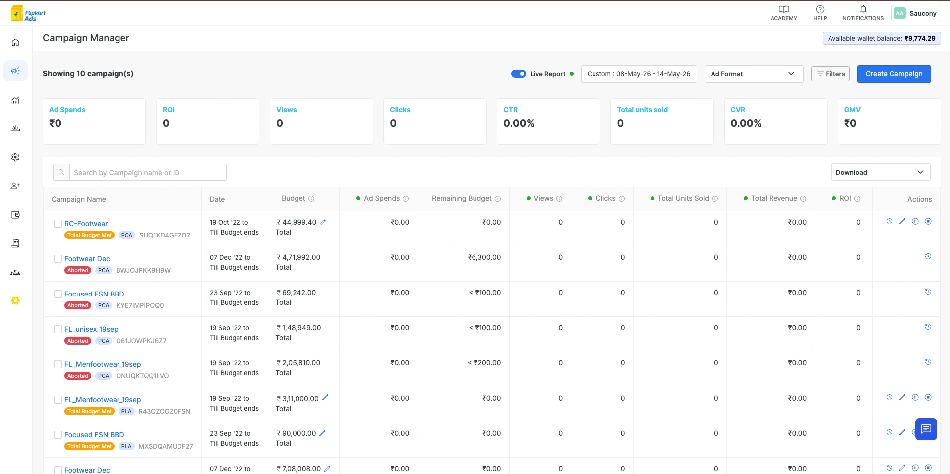 Flipkart marketplace ads in HyperAds